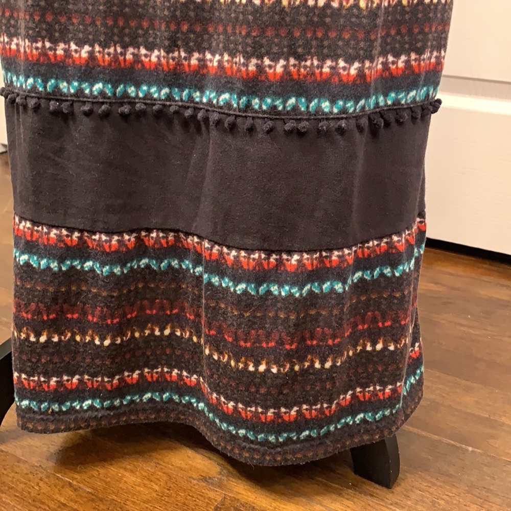 Free People tiered pom pom maxi dress S - Picture 8 of 10